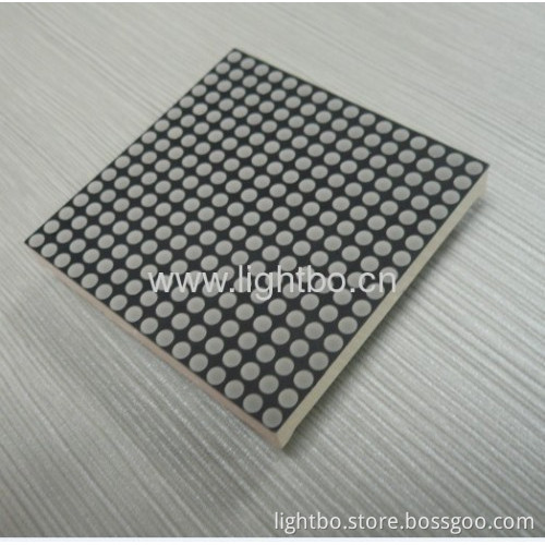 3mm 16 X 16 Dot Matrix Led Display With Package Dimension 64 X 64 X7.5mm,various Colours Available 